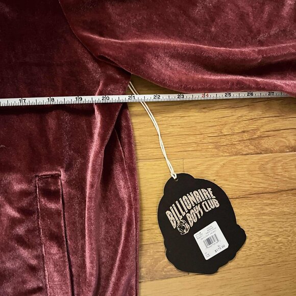 Billionaire Boys Club Satin Velvet Track Velour Jacket (BB Flight Jacket) - Picture 5 of 7